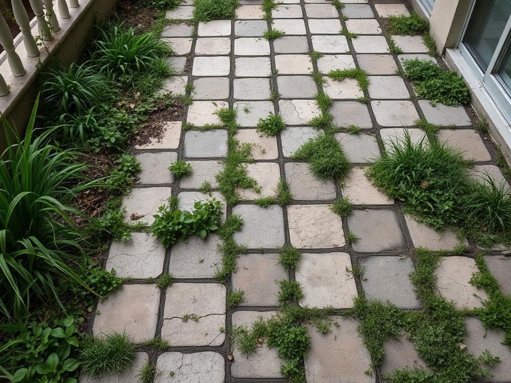 Terrasse vorher